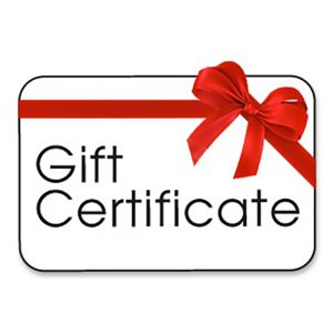 Session Gift Certificate